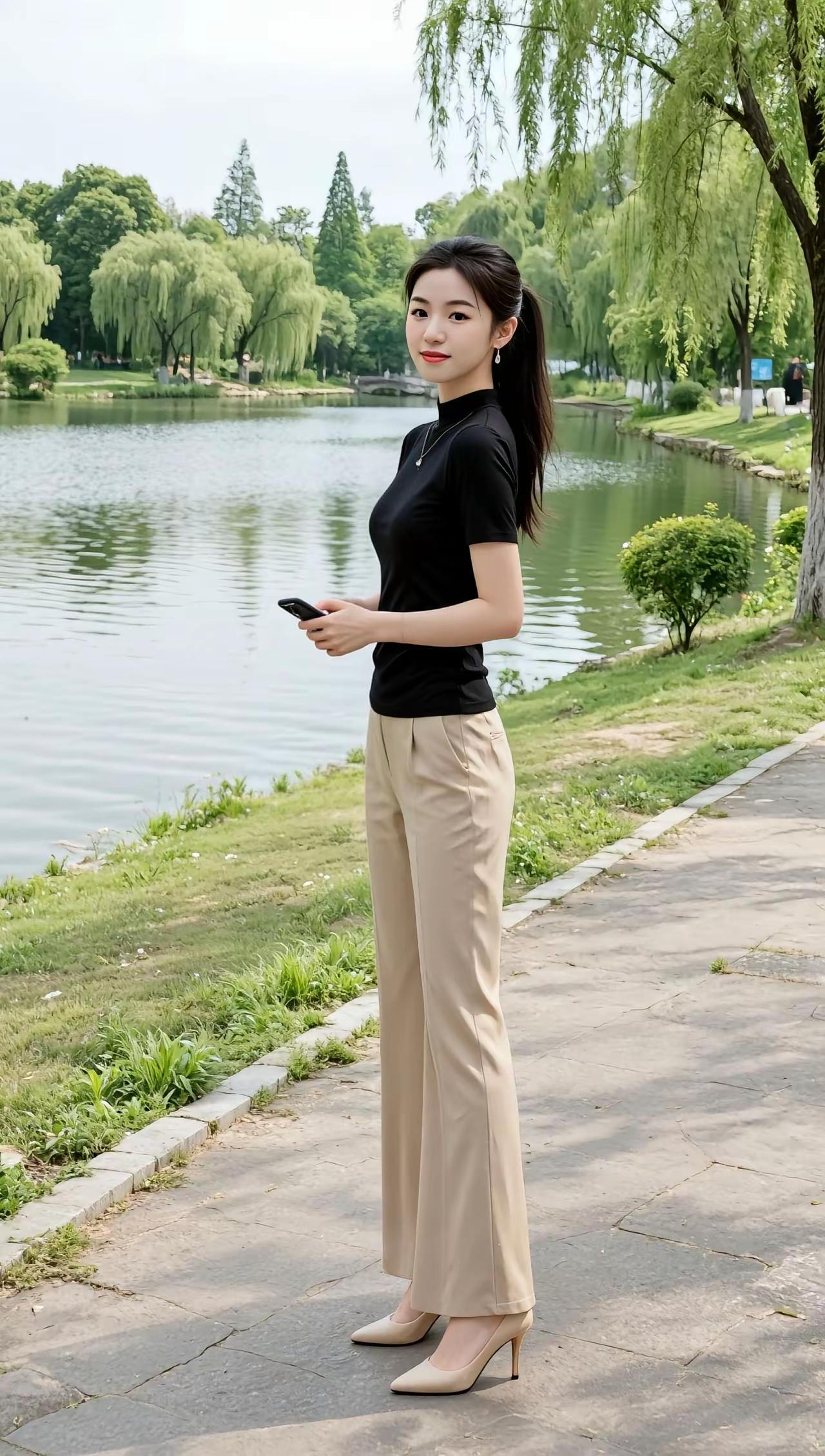 在绿意盎然的公园里，享受宁静的午后时光。