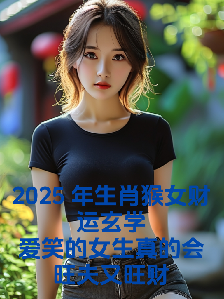 2025年生肖猴女财运玄学：爱笑的女生真的会旺夫又旺财