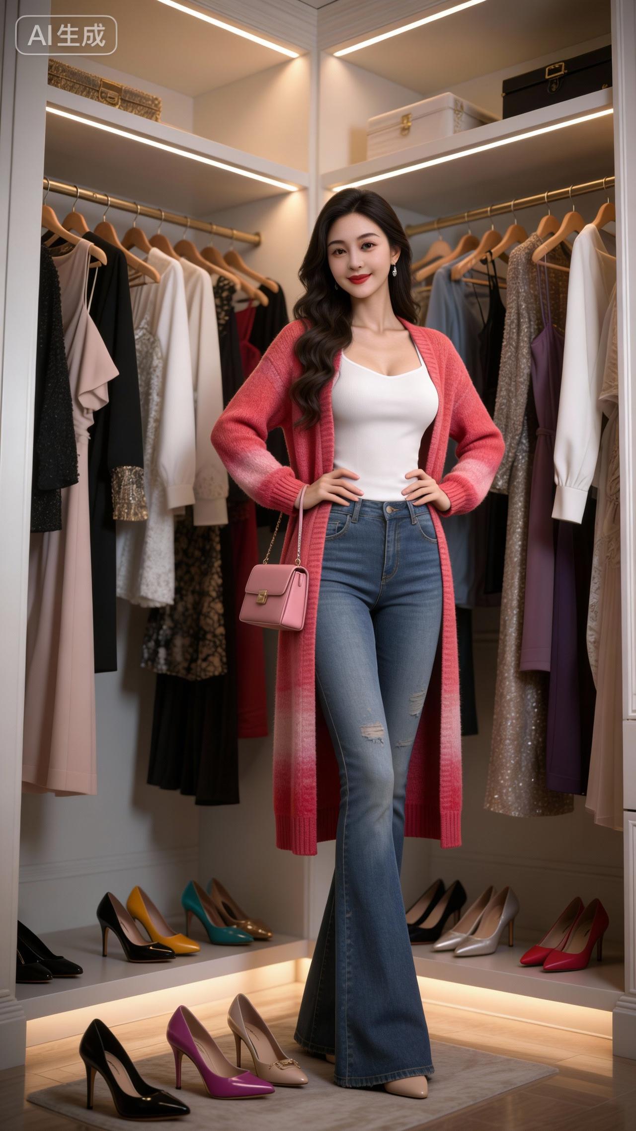 牛仔裤好身材好气质每日分享