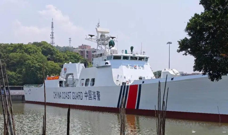美“海军新闻”网站称位于广州的黄埔造船厂最近为中国海警推出了一款新设计的近海巡逻