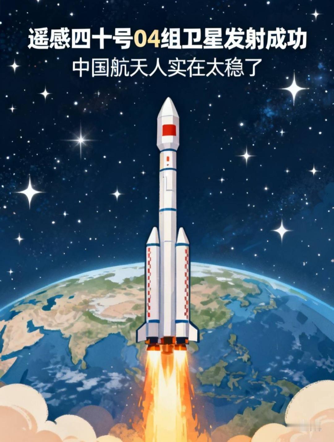 我国成功发射遥感四十号04组卫星2026年堪称中国航天的超级发射之年，一次次重磅发射任务，让世界真切