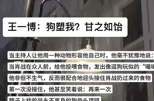 王一博肖战的亲密互动天哪！你们看到了吗？王一博竟然说肖战