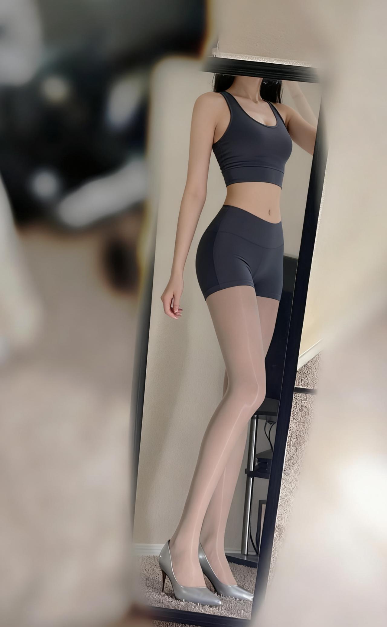 终于下班回到我的小窝，瞬间感觉浑身都放松了。换上瑜伽服，准备开启我的居家瑜伽时光