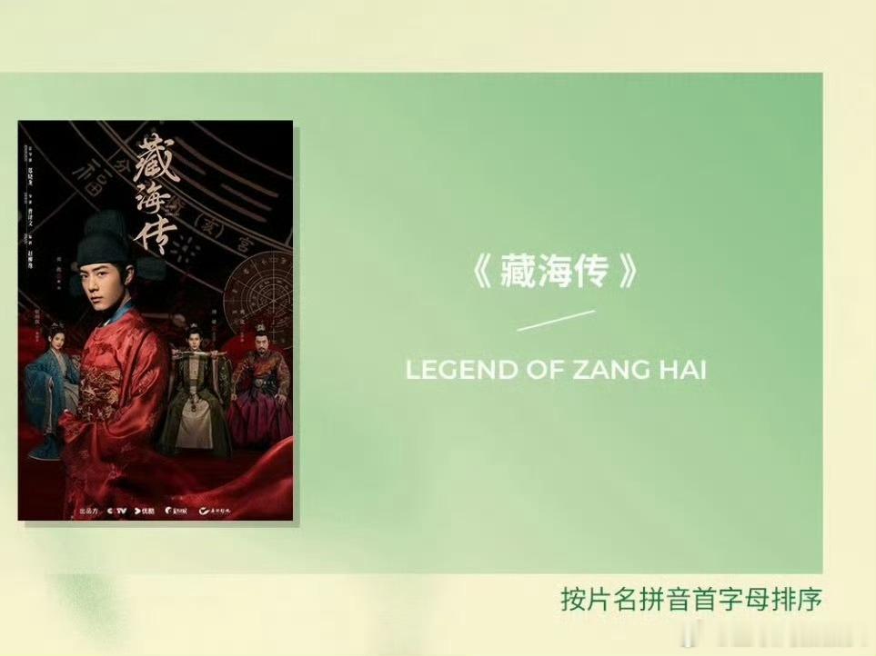 woc肖战已入围，老战已飞升！！而且每项提名都有藏海传，伟大！！！
