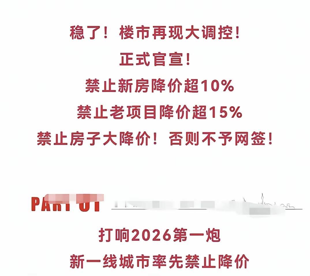 如果这招出来！房地产一夜之间起飞！直接限定新房的价格！降价不超过10%！直