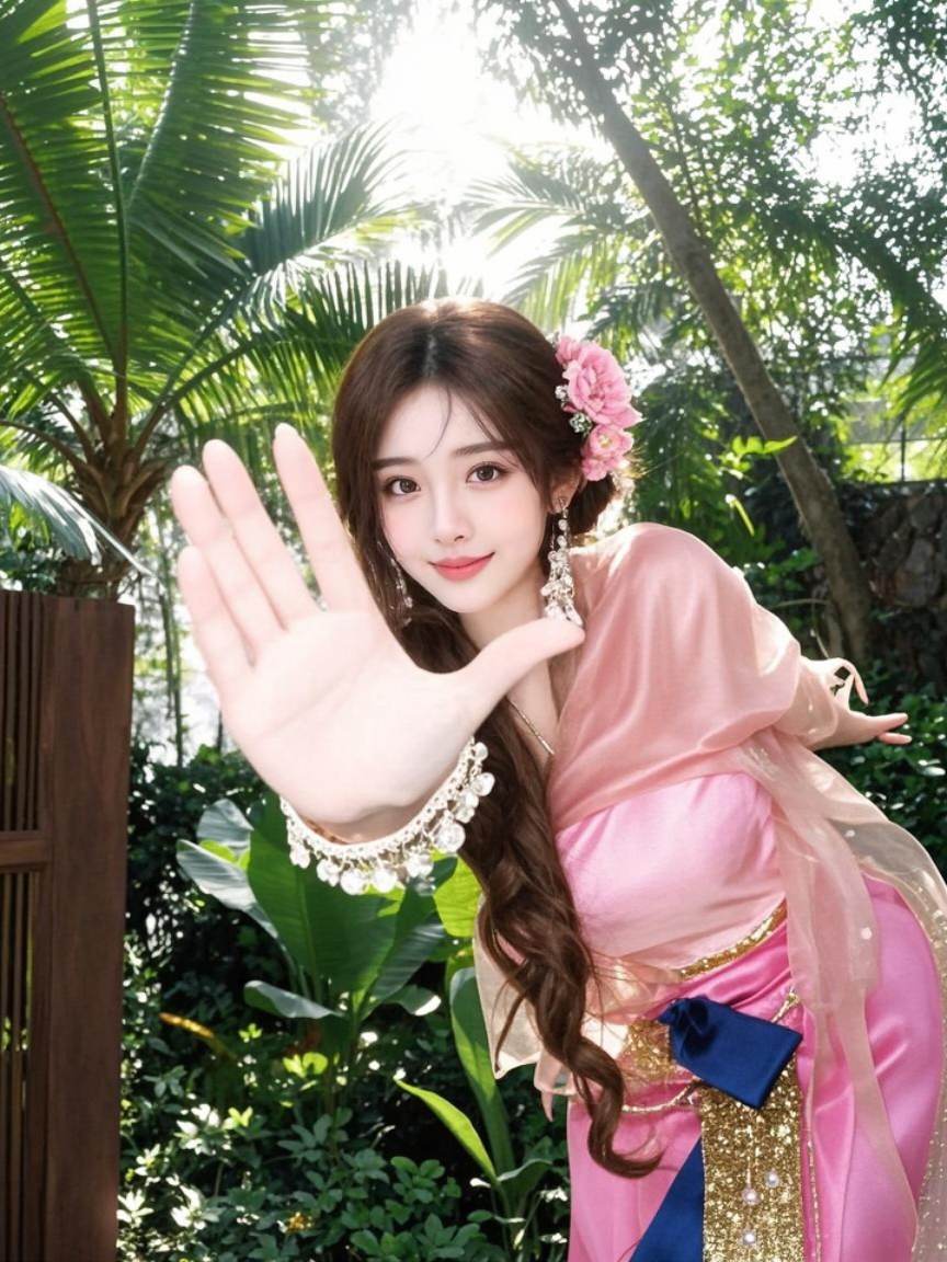 傣风近景照 原来ai写真可以这么美 人生总得有一套ai写真吧 谁拍谁好...