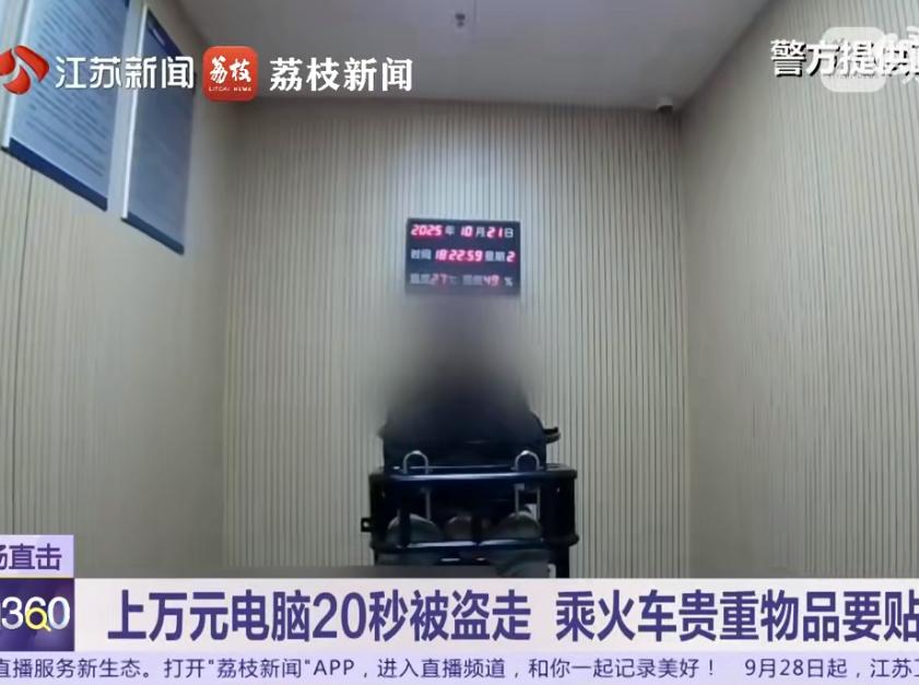 周某这种智商怎么还做小偷，高铁上偷邻座旅客的电脑。从杭州开往连云港的高铁上，刘某