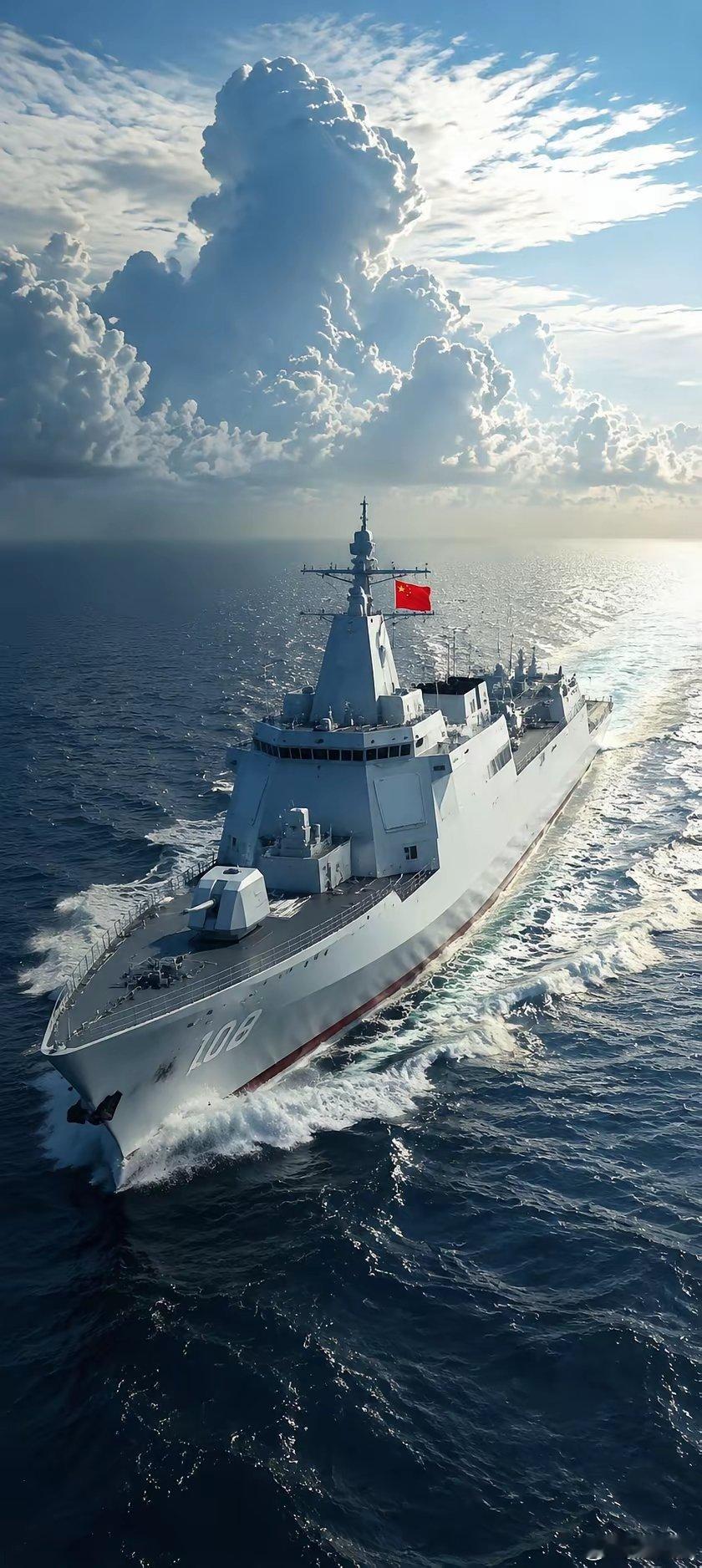 从万吨大驱055横空出世，到编队远海战训常态化，中国海军正加速驶向深蓝🌊它不只是“最强驱逐舰”之一