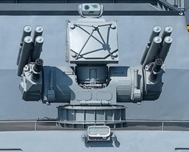 经过对比研究确认，朝鲜新型“崔贤”级驱逐舰上安装的所谓“铠甲M”防空系统（图1-