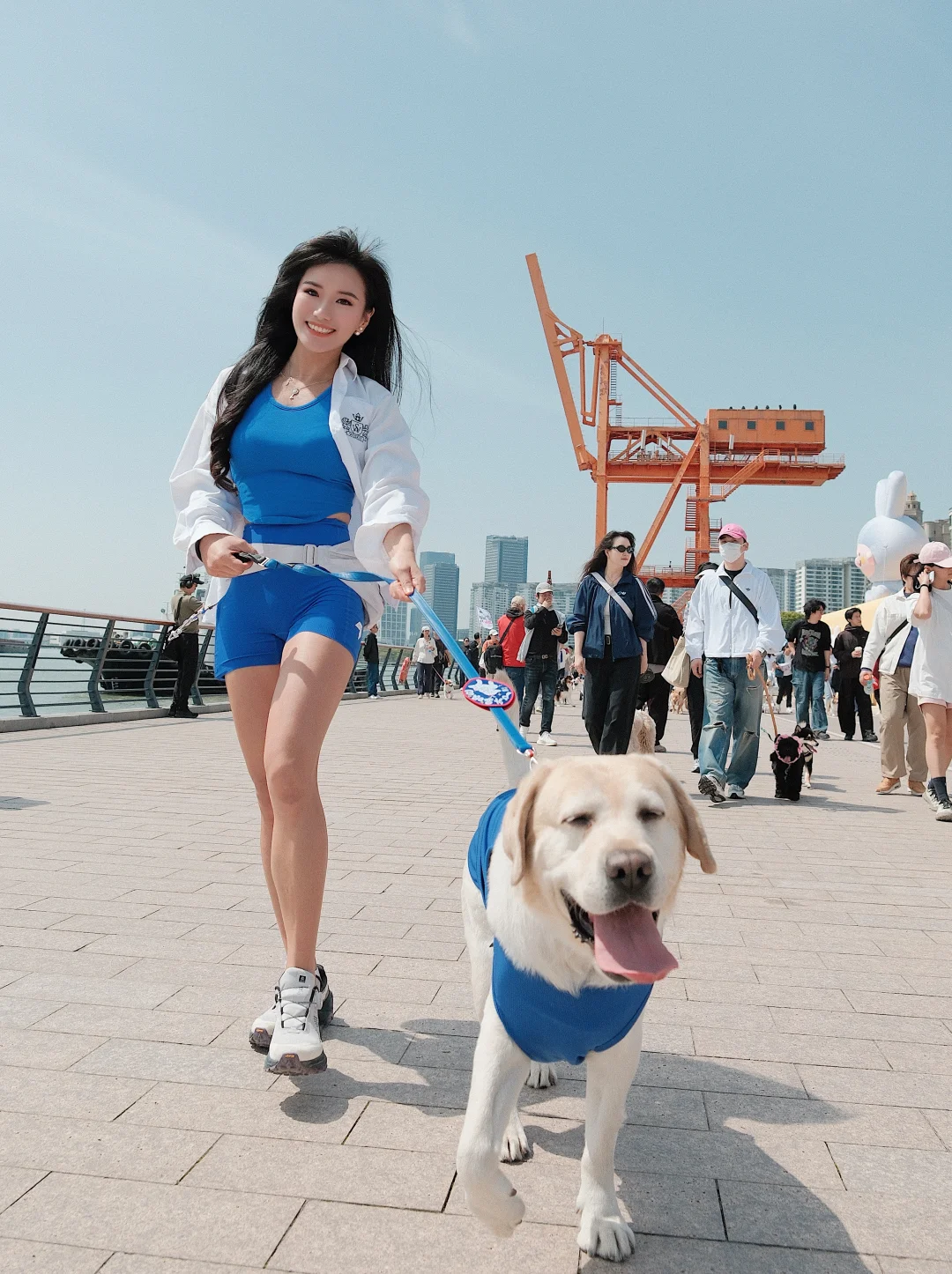 和小狗一起轻徒步🪁好状态！运动+吃出来～