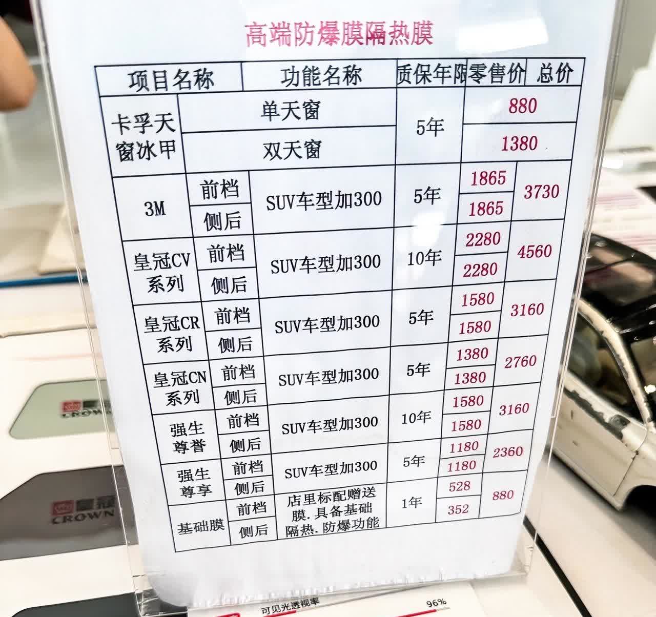 4月30日提车，一直没贴膜。今天到4S店，车先被洗干净。准备贴膜