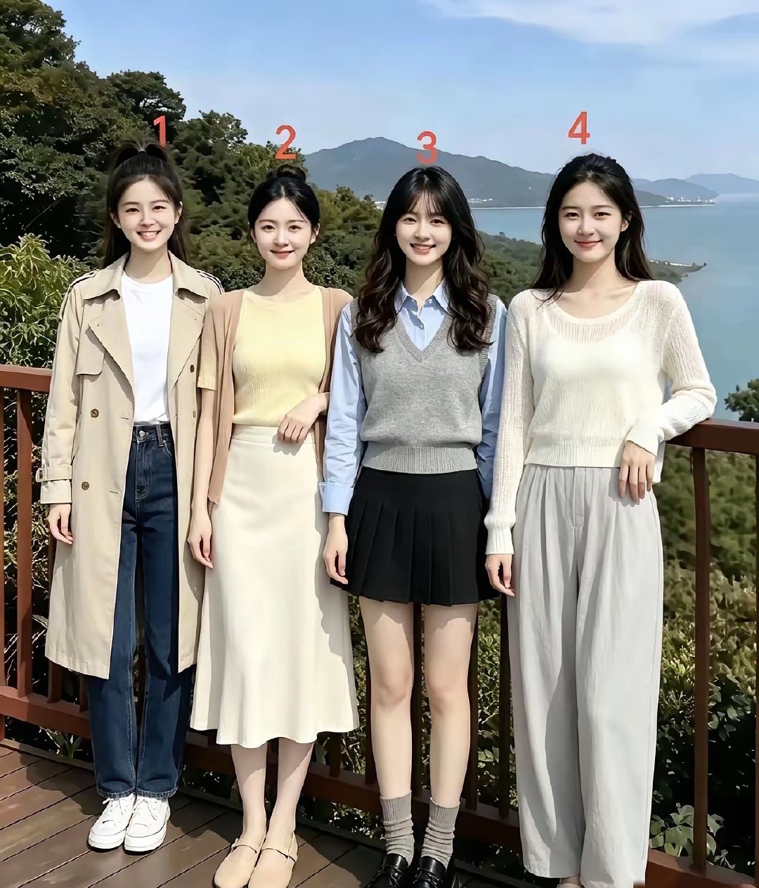 我觉得3号可爱，亲和力大些​​​