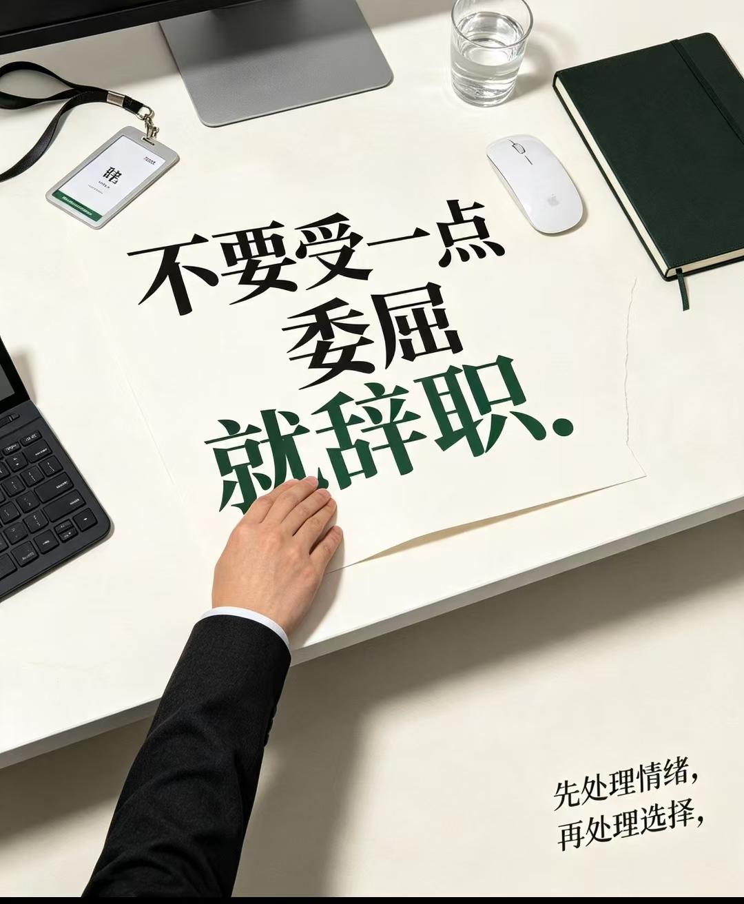 我女儿刚参加工作的时候，跟领导闹了点矛盾，说领导不采纳她熬了几天几夜才做出来的方