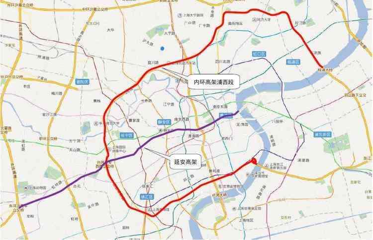 有着“中国高架第一环”美誉的上海内环高架，是国内首条闭环城市高架快速路，也是上海