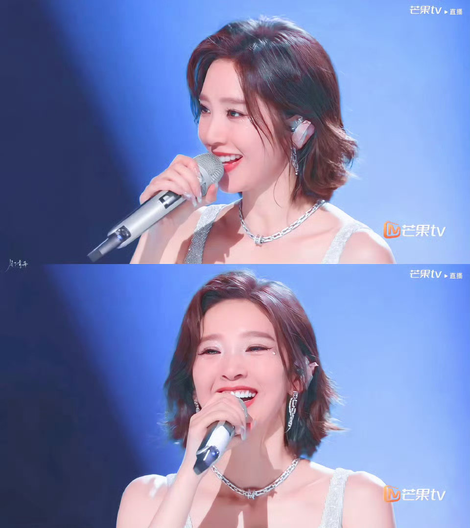 唐艺昕浪姐舞台依旧甜唐艺昕大大方方唐艺昕浪姐初舞台状态真的绝了！笑容依旧甜度