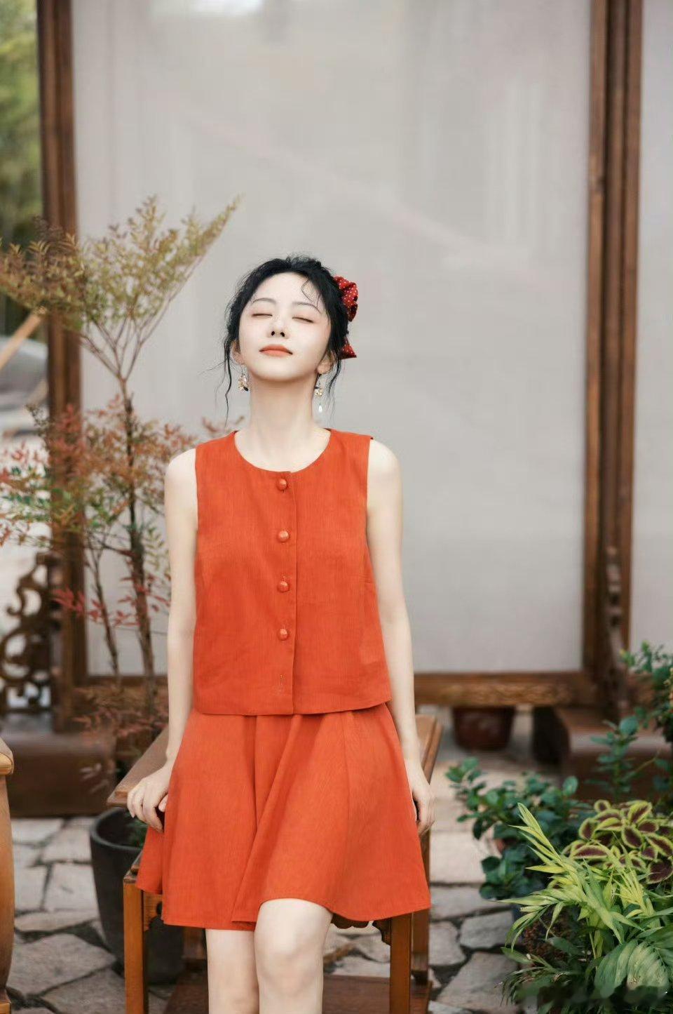 我真的要指责女娲偏心了不带这样的谭松韵娃娃脸还这么可爱这不就是小姑娘吗​