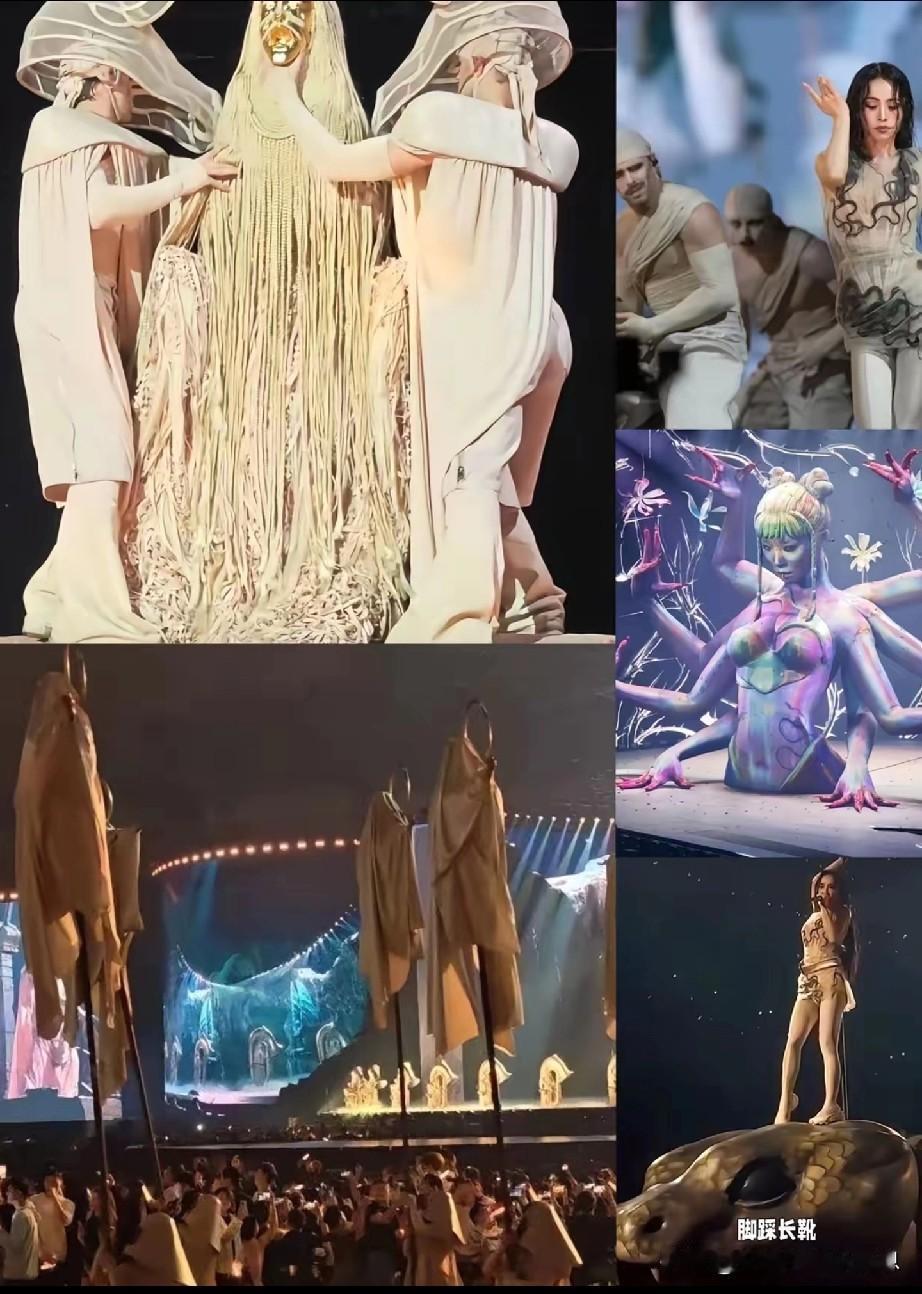 朋友去蔡依林的演唱会，回来后说一件很奇怪的事情，虽说现场布置得“很用心”！！也就