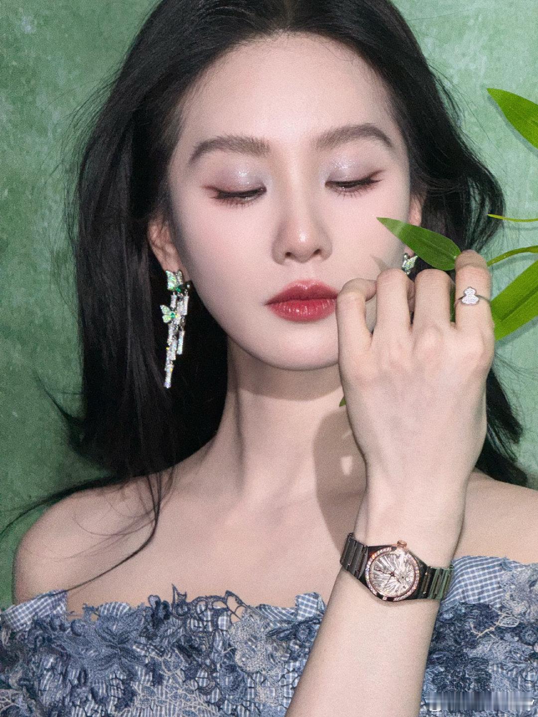 给刘诗诗化的东方淮水潺潺妆✨好美刘诗诗刘诗诗淮水潺潺妆淮水竹亭​​​