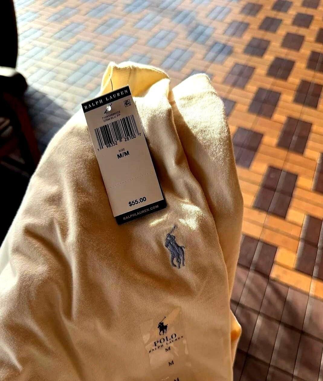 有人在洛杉矶CitadelOutlet买了4件拉夫劳伦短T，标价55美元一件，