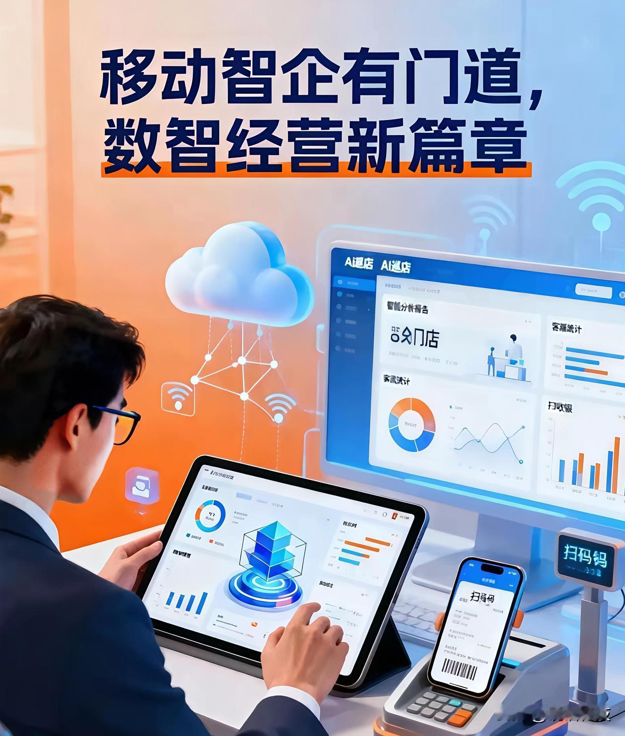 中国移动用户规模突破10.09亿，领跑行业优势显著。7月27日推出中小企业专