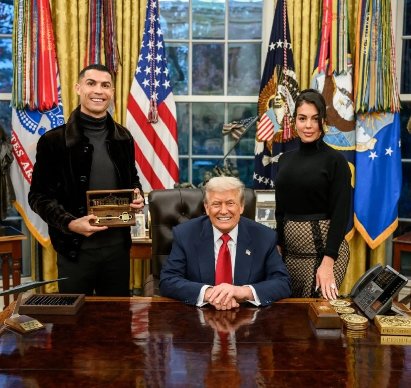 能力越大责任越大，C罗发文感谢特朗普的盛情款待!近日，C罗在美国白宫受到了美