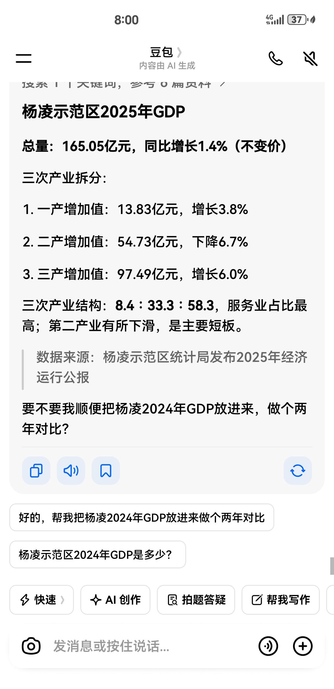 建议合并周边县，下功夫把杨凌示范区做实做强做大！杨凌区为国家级农