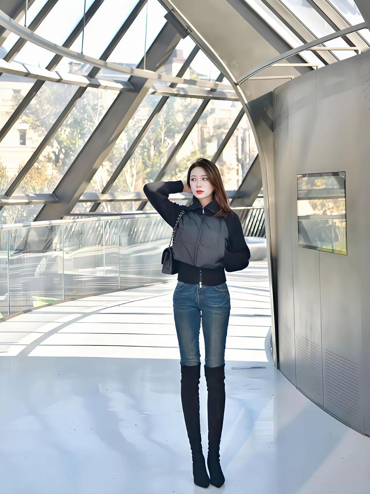 这长腿，是不是有点吓人?