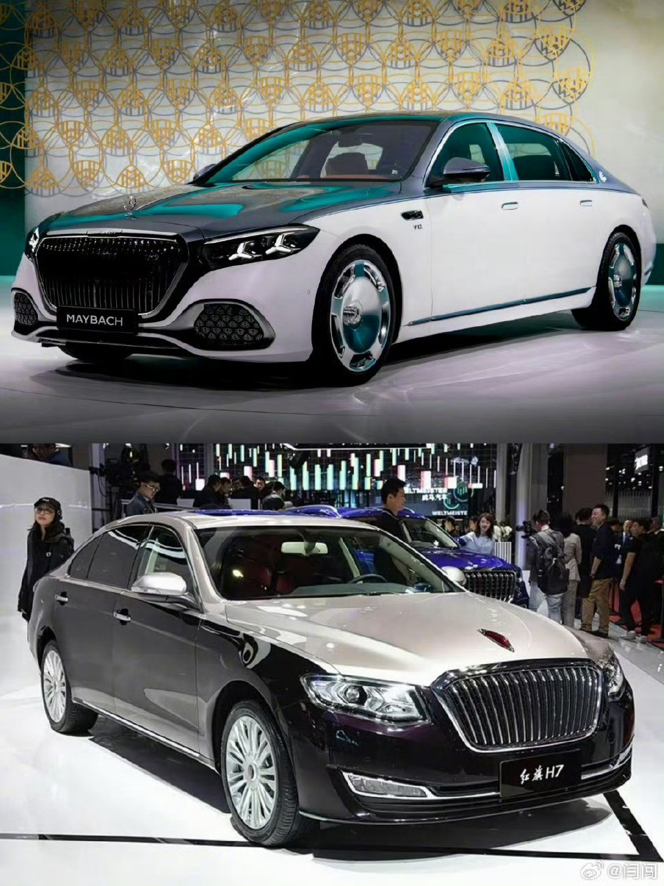 今天一听众说：新迈巴赫的这套设计就是为改而改，相比于旧款还不如不改……我认真看了