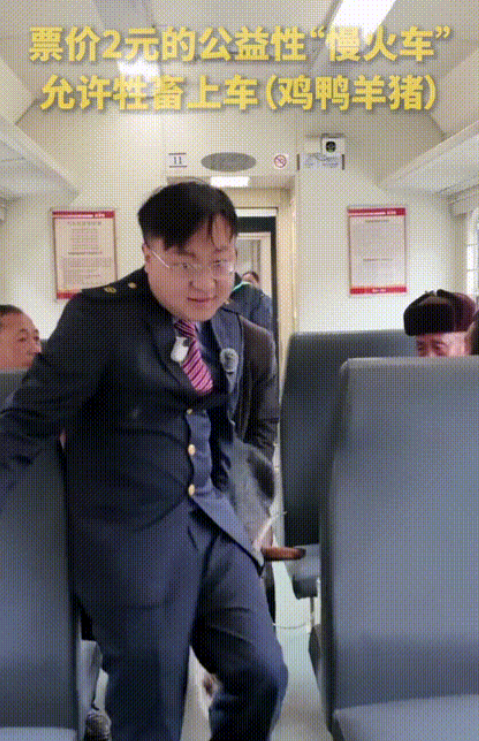 “这才是人民的火车！”四川凉山，一列票价仅为2块钱的公益性慢火车，允许牲畜上车，