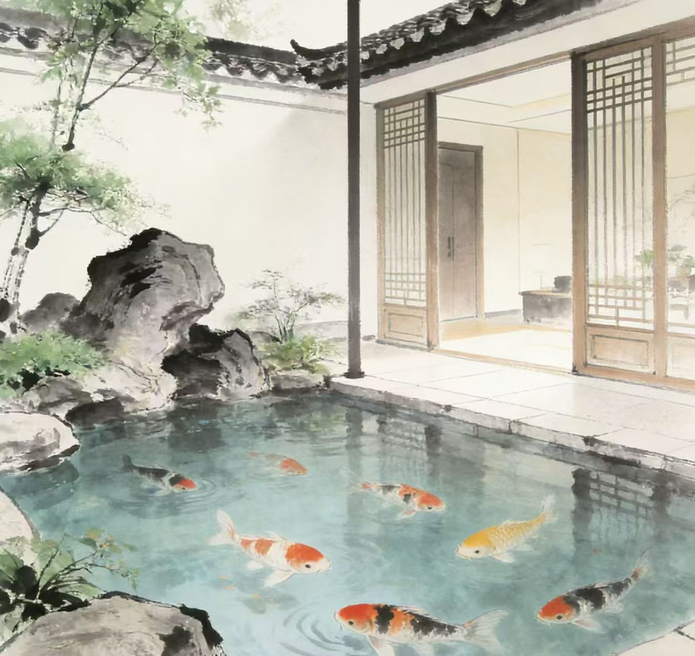 风水讲究“水聚财聚”，年末寒冬水气衰微，需“引水入明堂”。此时催财不仅为新年开局