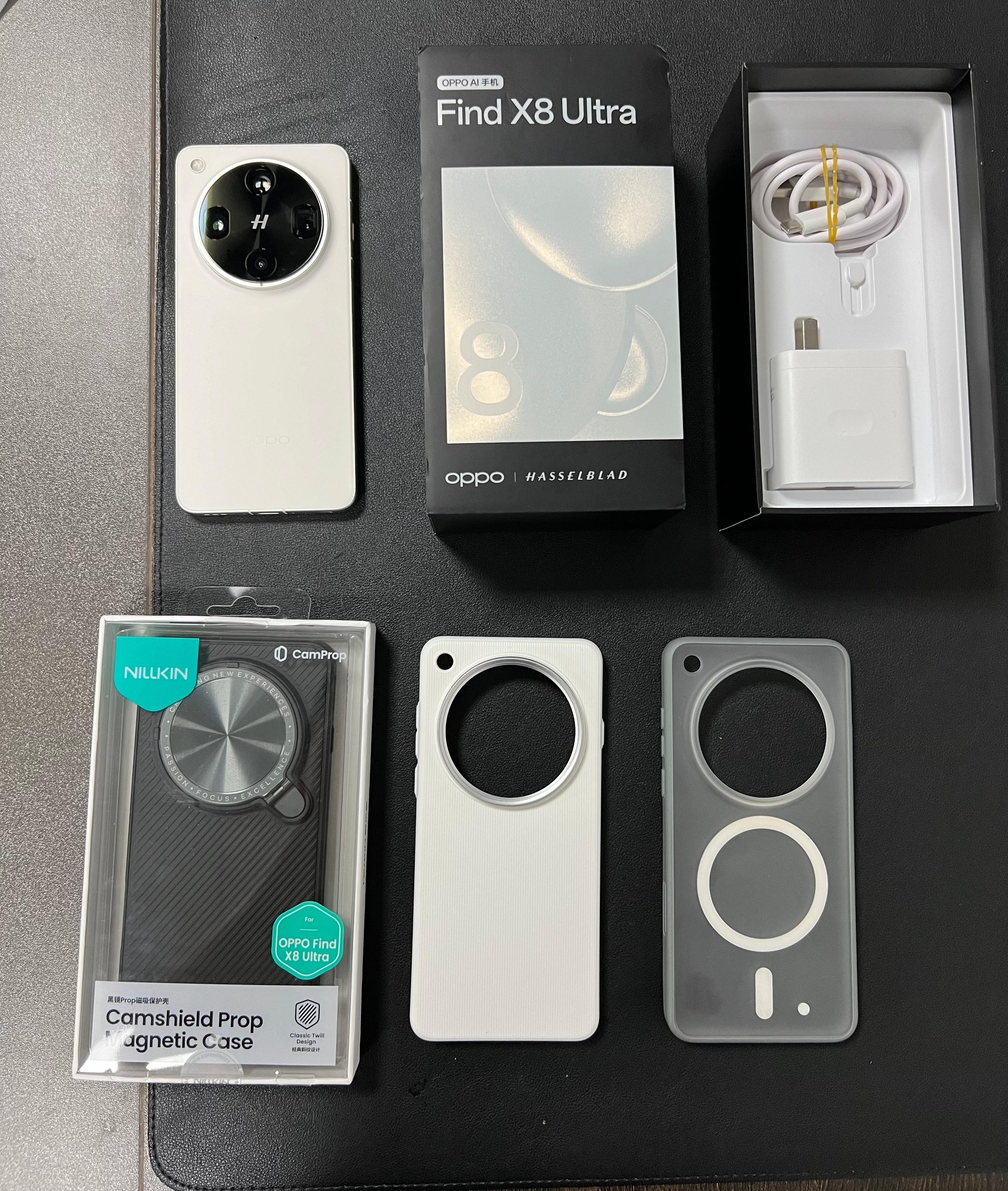 OPPOFindX8Ultra16+512G白色，99新全套，电池效率