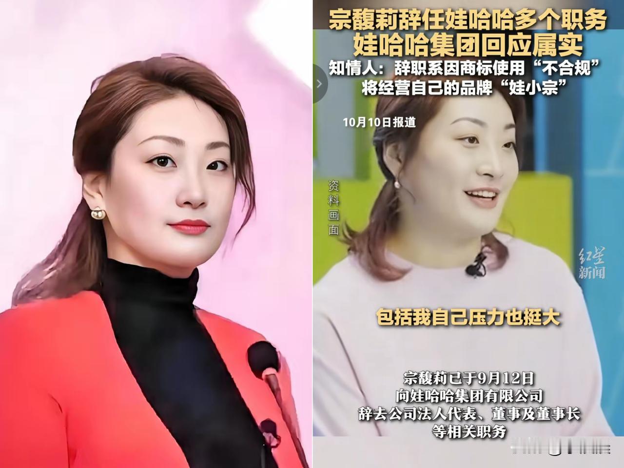 杜建英现在怕是做梦都能笑出声，不是因为宗馥莉辞了董事长的位子。而是宗馥莉