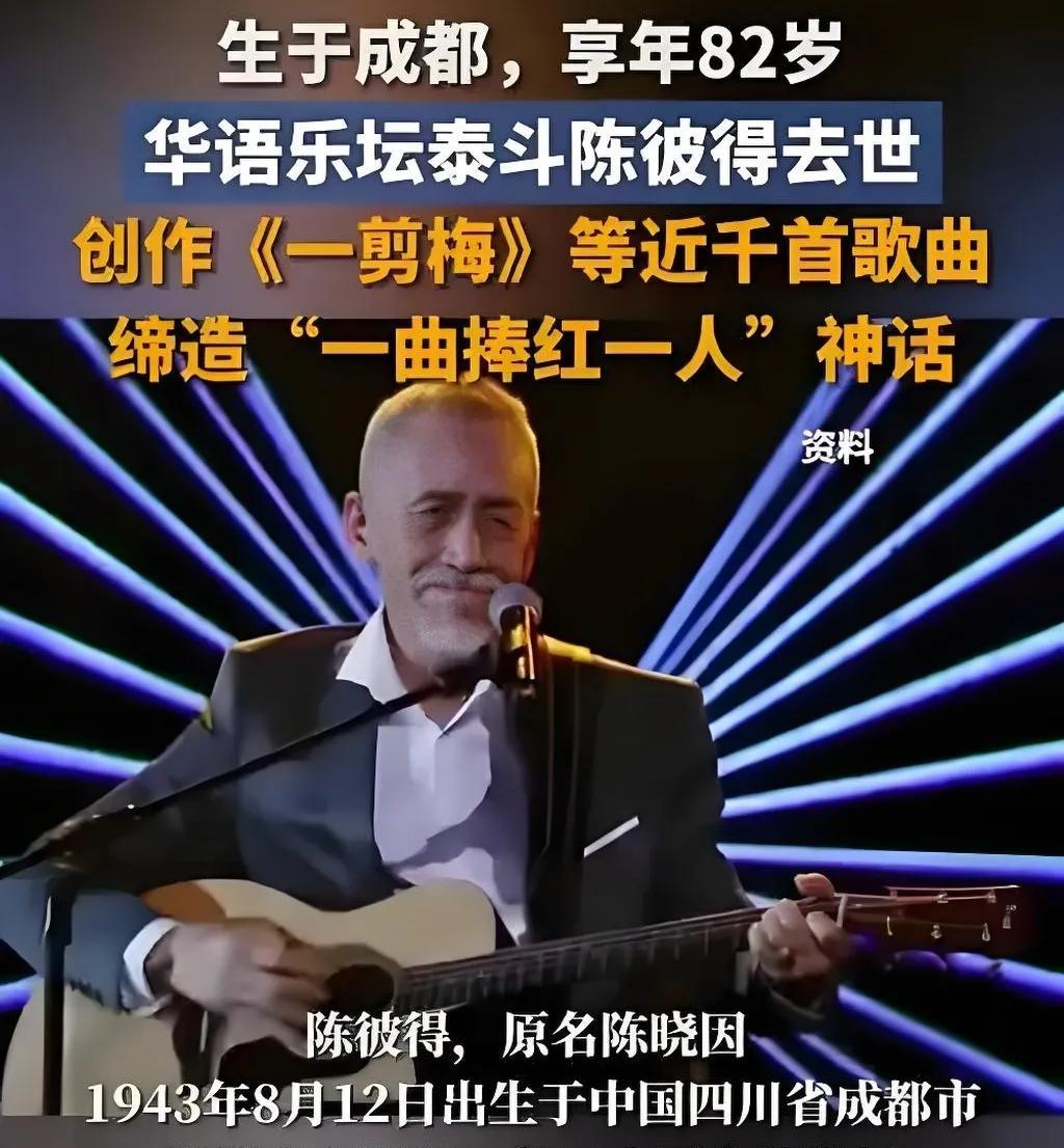 陈彼得82岁就去世了，可他去世之后的称呼还没有定下来！按理说，以他的成就叫他一声