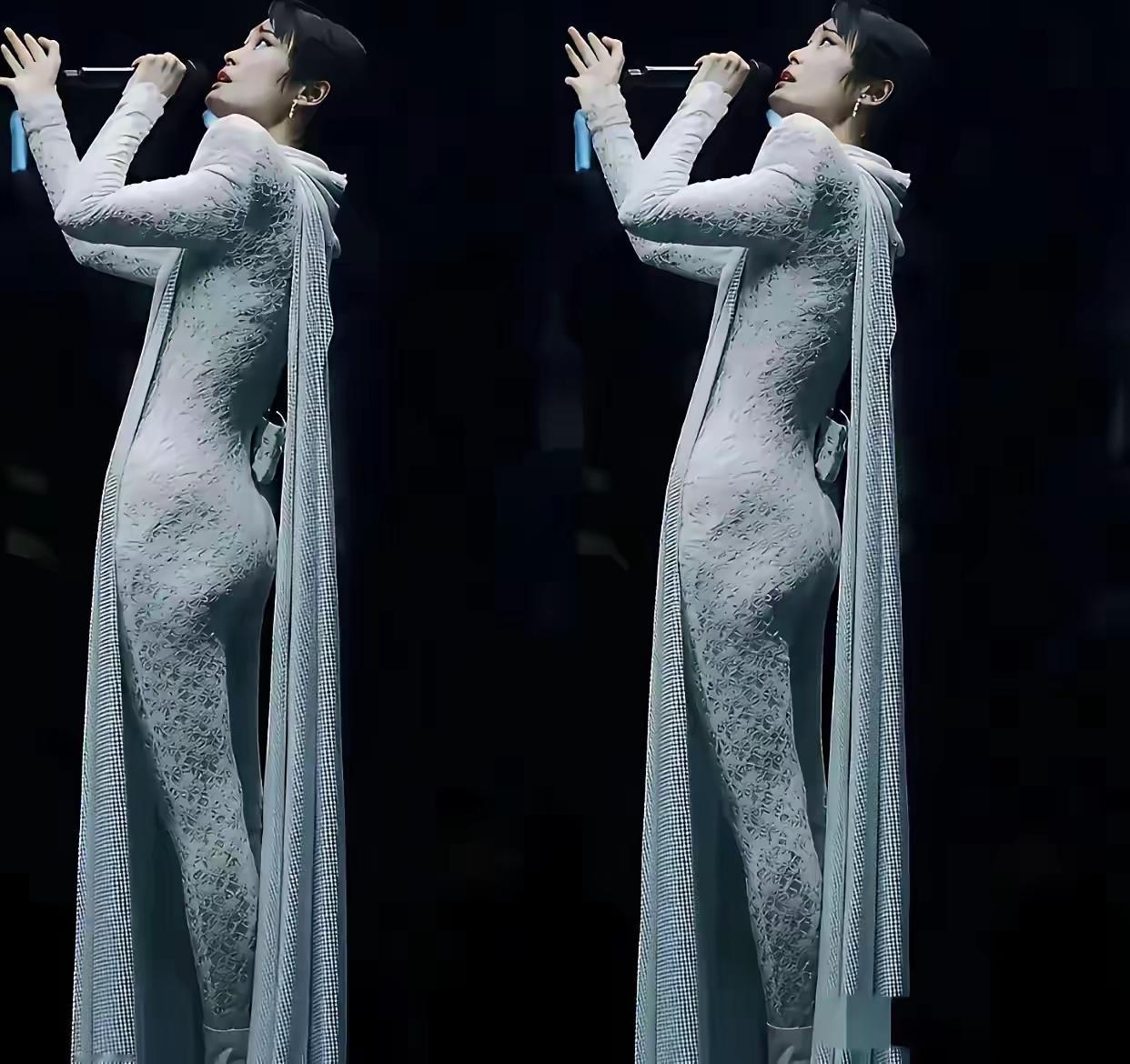 李宇春最近的一组照片，让“臀凹陷”这个词突然火了。镜头里她穿着修身裤，臀部