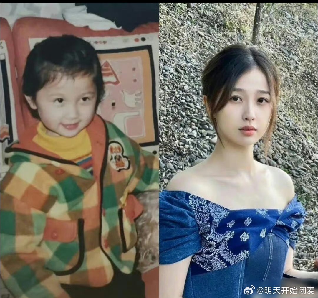 没有人觉得赵露思和虞书欣小时候长得还挺像的吗？