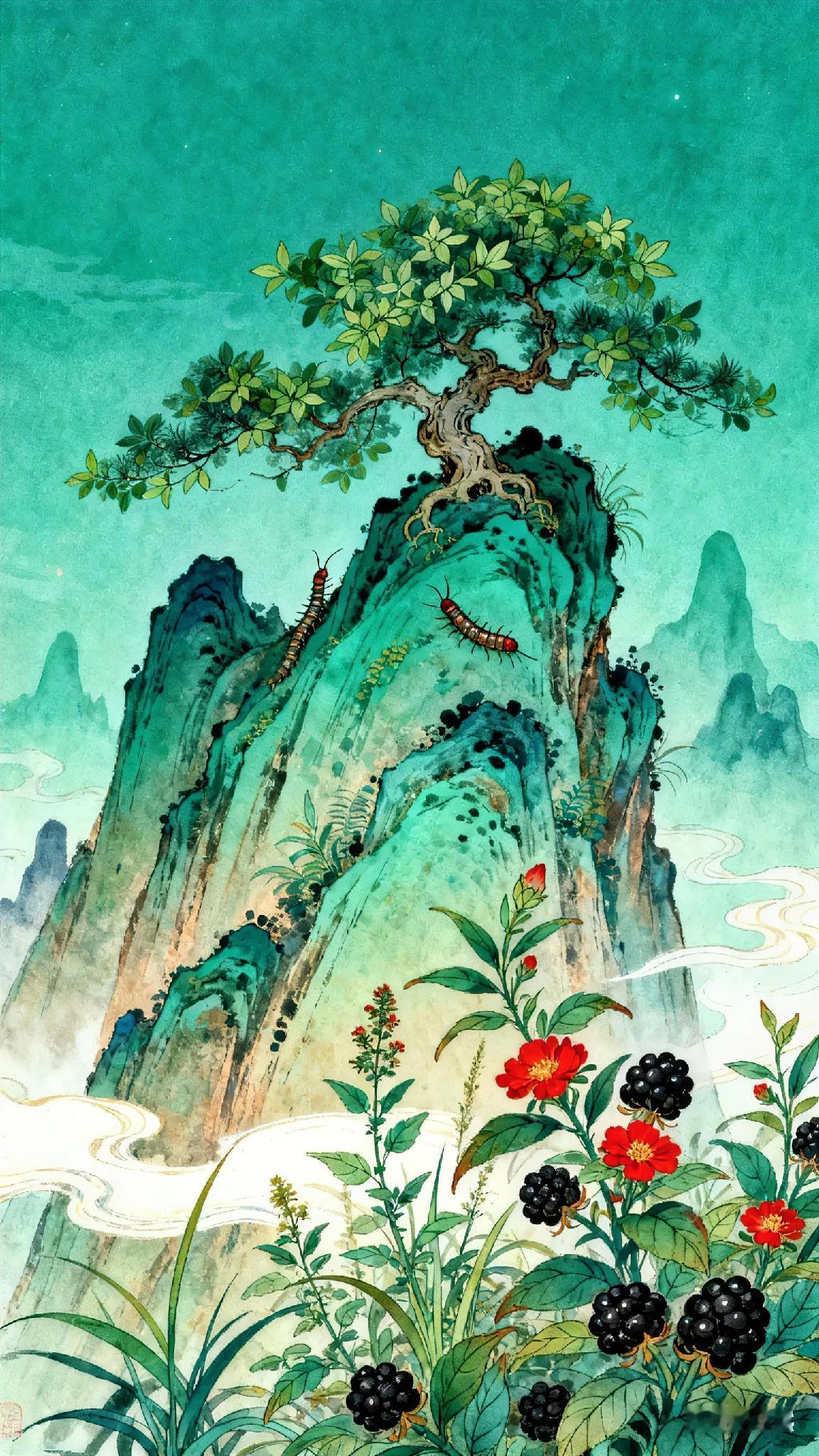 山海经的异兽有哪些?山海经一西山经：再往西一百二十里，是浮山，山上有很多盼