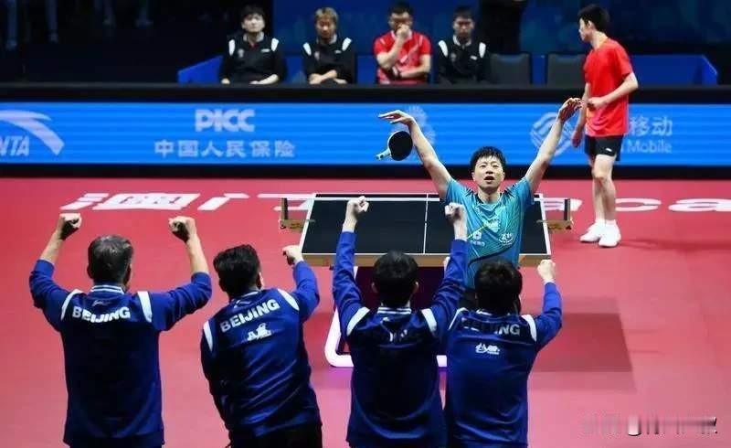北京队夺得全运会男团，为北京队弥补了团体空白！马龙记大功完全可以，王楚钦