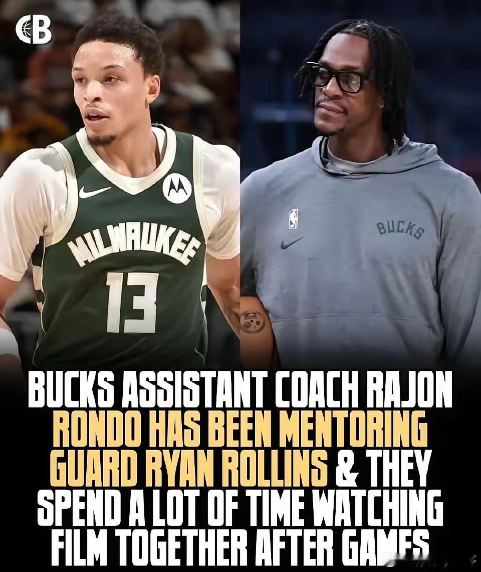 原来有高人指点[并不简单][并不简单]罗林斯，在雄鹿近两场比赛，分别砍下25分4