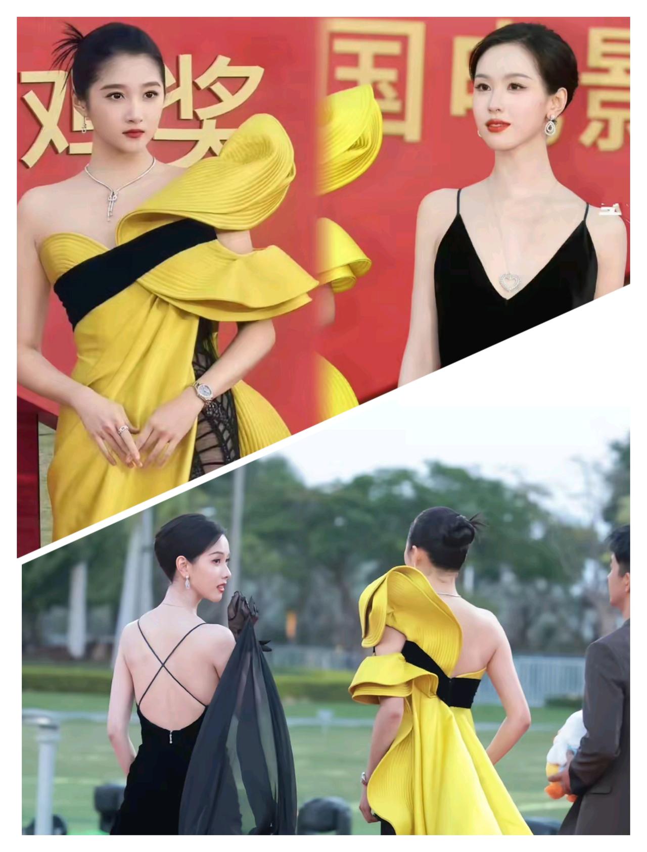 没有对比就没有伤害！金鸡奖红毯这波造型battle，关晓彤是真没躲过陈都灵的“