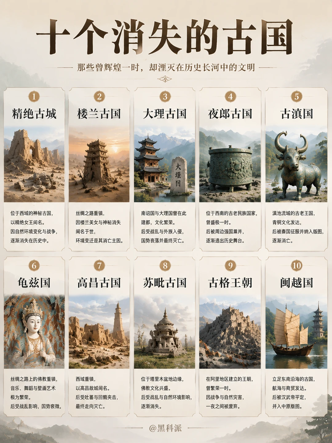 盘点10个神秘的消失古国！