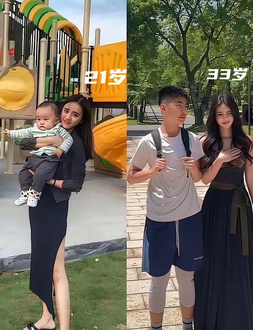 为什么要早婚早育？或许就是最好的答案！一张前后对比照，常常比一堆道理更能让人