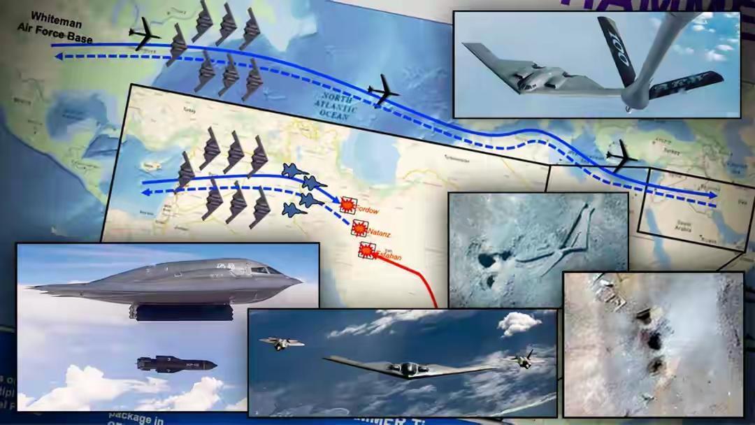 有无可能发现B-21？🇺🇸攻打波斯，7架B-2出动，折腾有日，谌谓横行无忌，