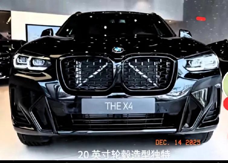 谁懂啊！2025款宝马X4开在路上，回头率直接拉满！上周在路上偶遇2025