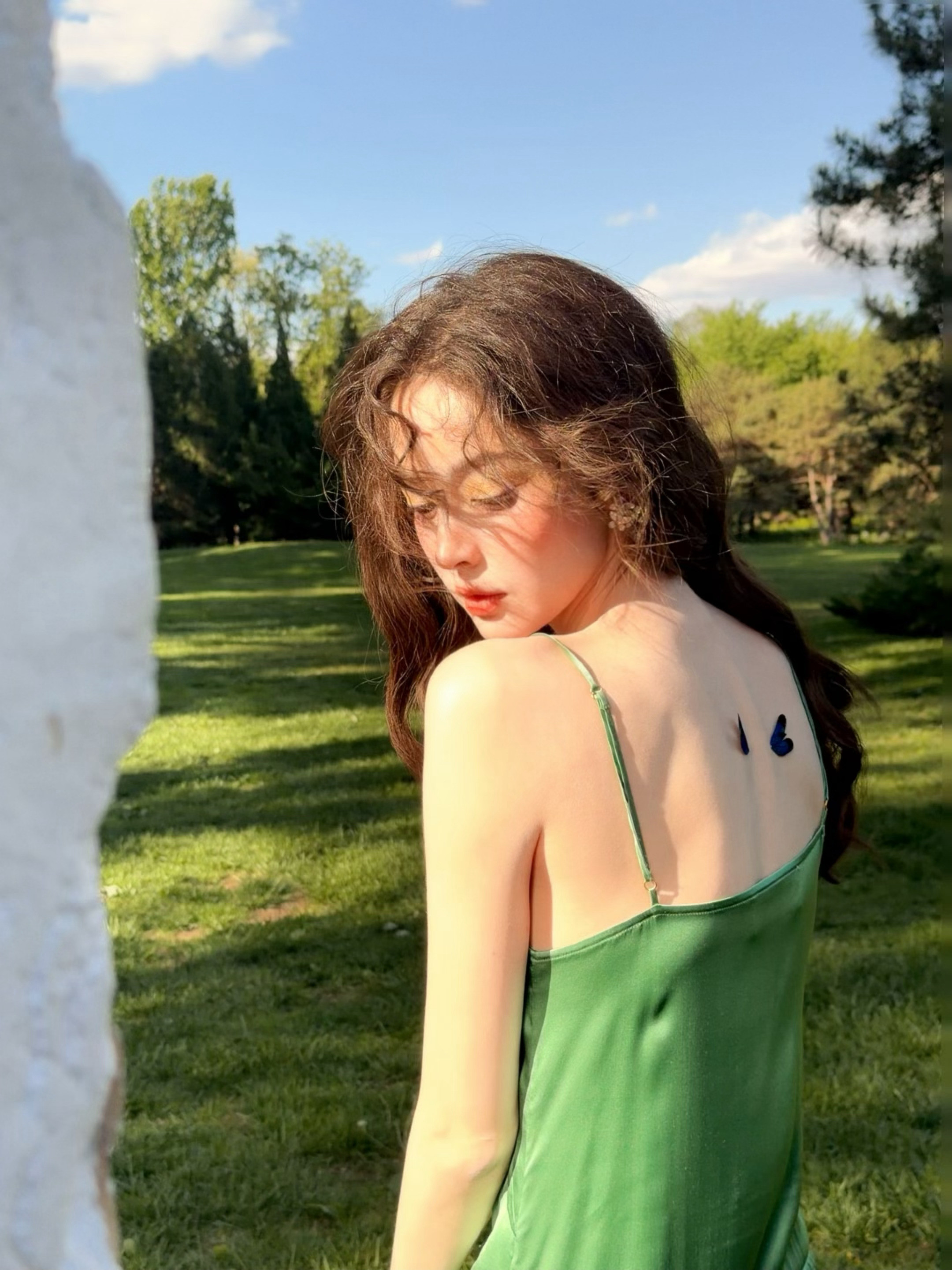 我天看着眼睛好舒服的live神颜来的美到都能有ai提示了娜扎林间精灵大片