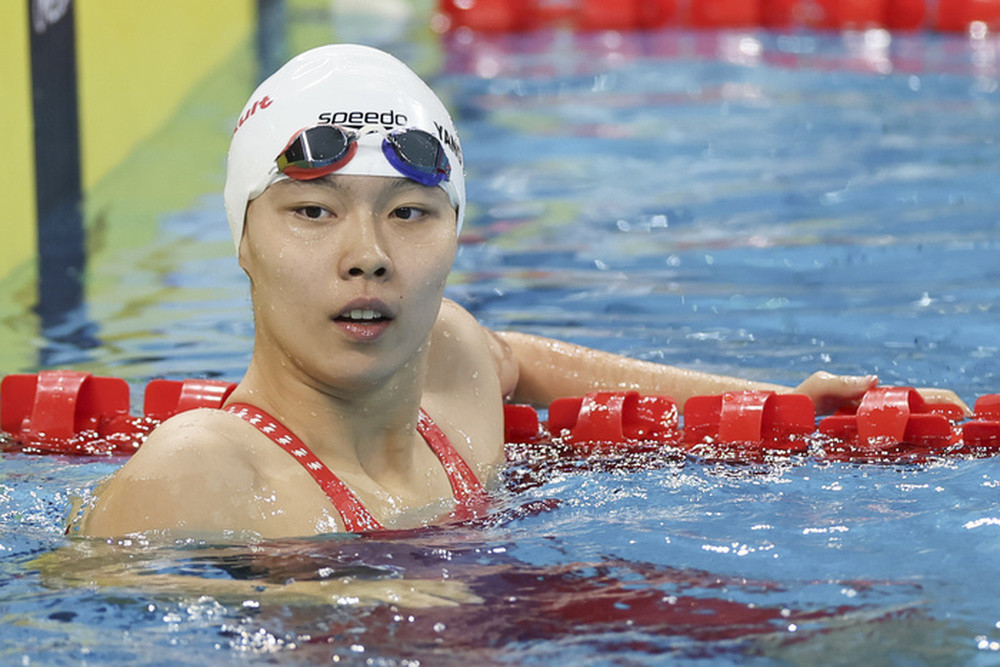 复出就夺冠! 杨浚瑄仍是女子100米自由泳国内第一人