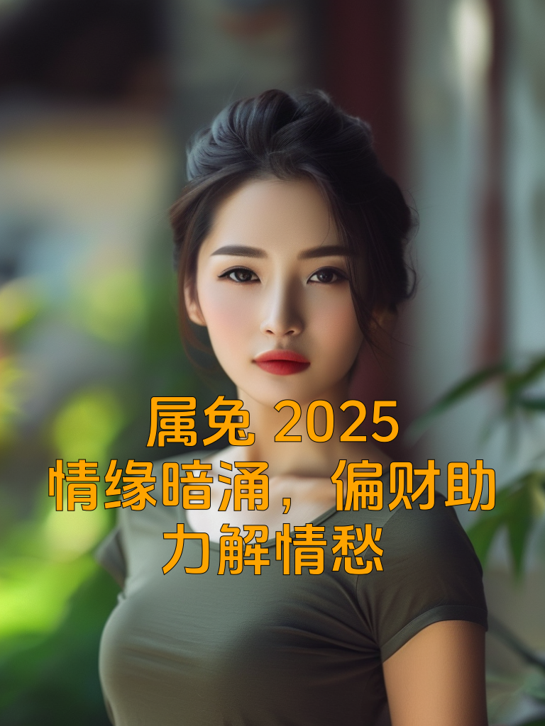 属兔2025：情缘暗涌，偏财助力解情愁