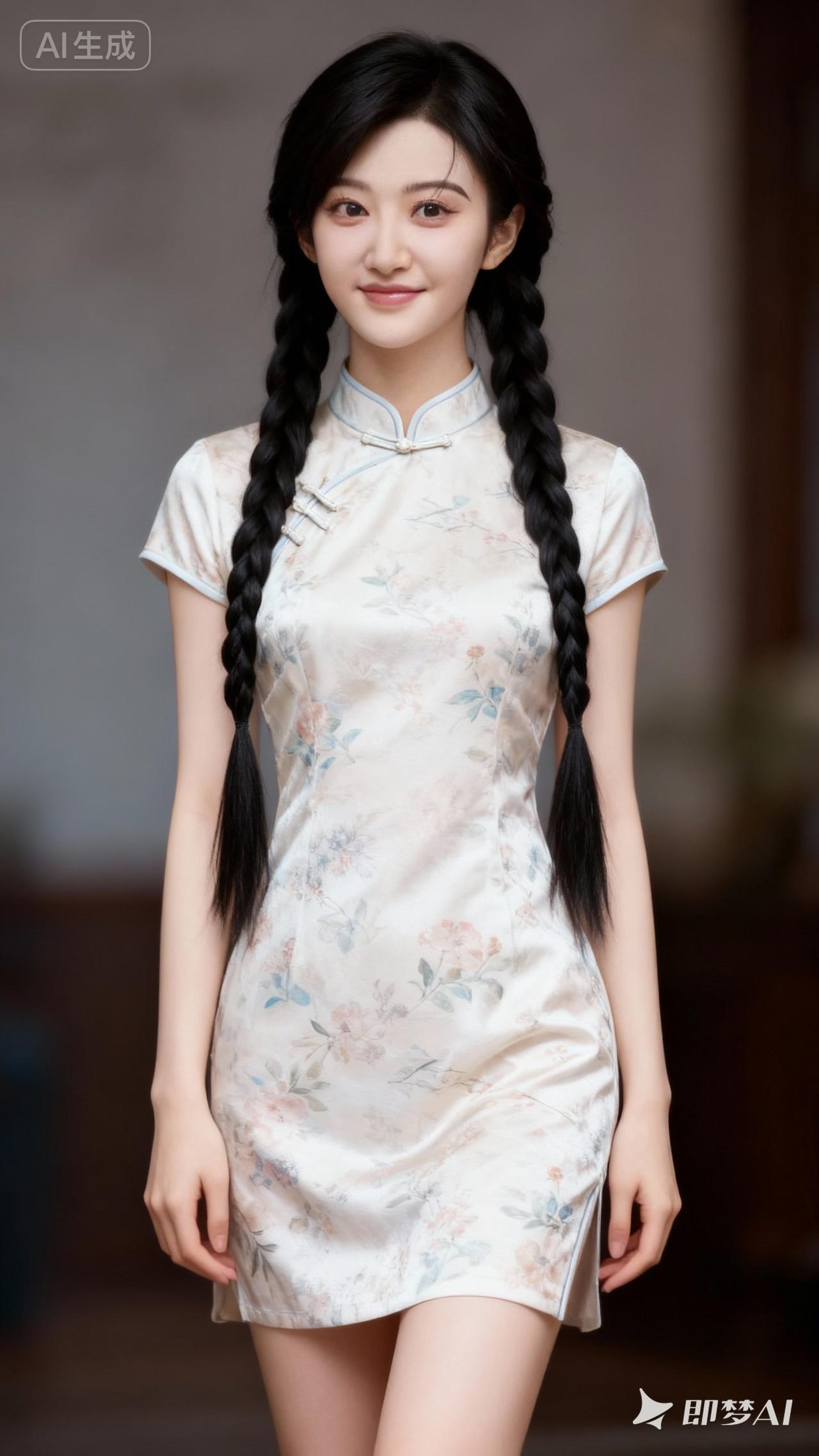 复古旗袍风，优雅气质满满！