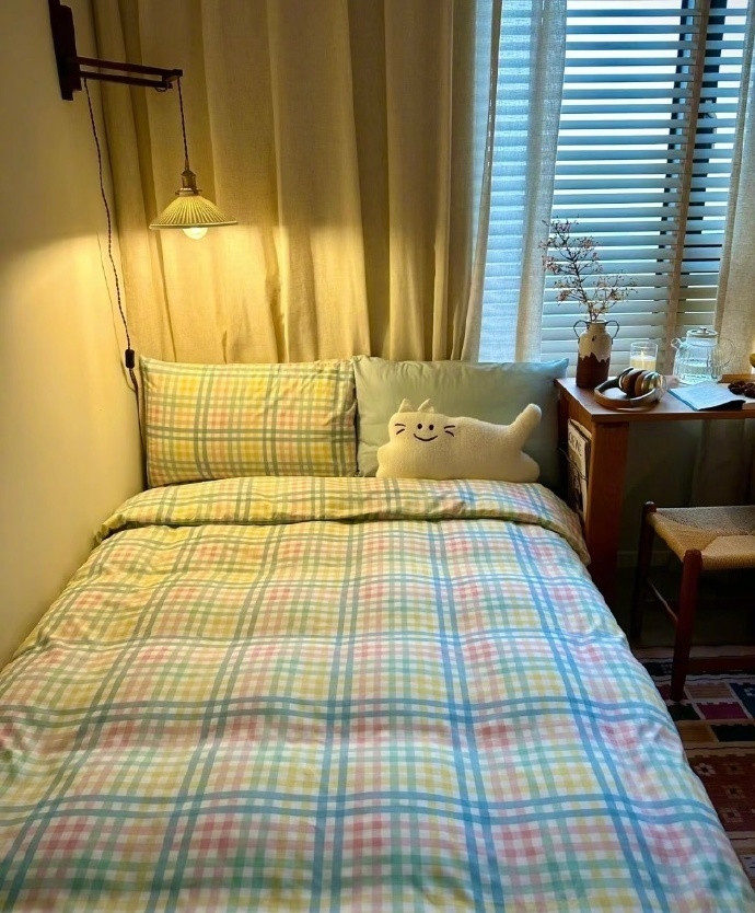 "7平小卧室｜温馨舒服的小空间🌈💞温馨舒适的氛围一个人怎么呆都不腻"