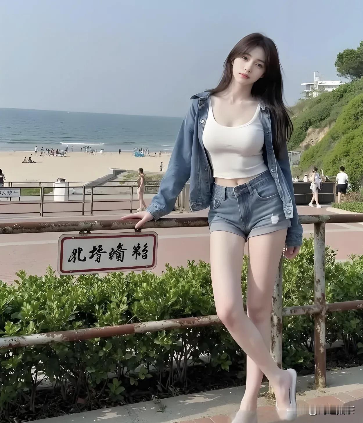 女神，你的微笑是最美的风景。