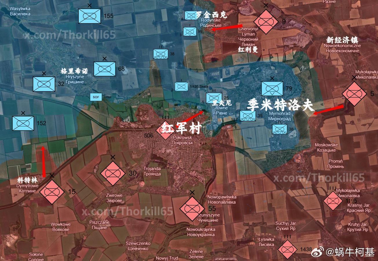 过去10天，红军村地区的局势变化不大。乌克兰第七快速反应军团的第25空降旅和第